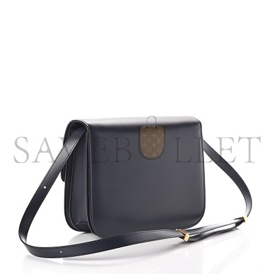 CELINE MEDIUM SHOULDER BAG IN TEEN CLASSIC STRIPED CALFSKIN 164173DLS.27FZ (24*18*7cm)