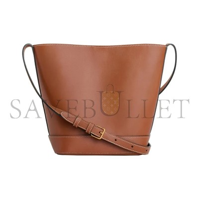 CELINE SMALL BUCKET BAG IN CUIR TRIOMPHE SMOOTH COWHIDE 198243DU3.04LU (22*18*13cm)