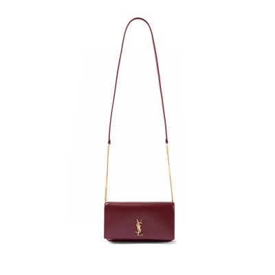 YSL CASSANDRE PHONE HOLDER IN SMOOTH LEATHER 635095 (18*11*2.5cm)