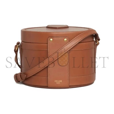 CELINE SHOULDER BAG TAMBOUR SMOOTH COWHIDE 195193DAE.04LU (17*17*12cm)