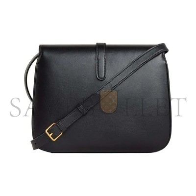CELINE SHOULDER BAG IN TABOU SMOOTH CALFSKIN 196583DK1.38NO (22*16*7cm)