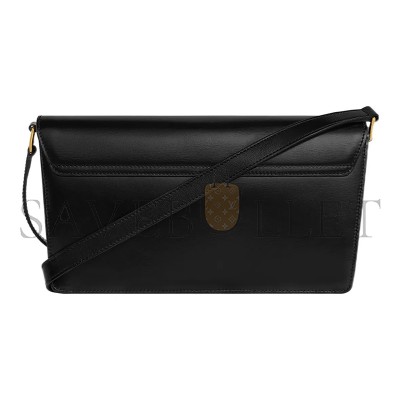 CELINE SHOULDER BAG IN TRAPEZE TRIOMPHE SHINY CALFSKIN 199283BF4.38NO (26.2*14.5*2cm)