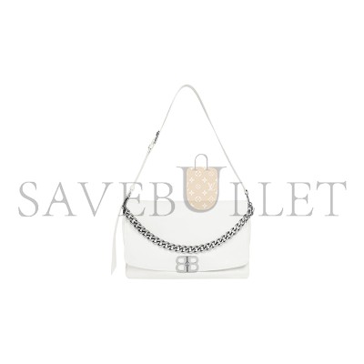 BALENCIAGA LARGE BB SOFT IN WHITE 7484882AAIY9001 (36*23.8*3cm)