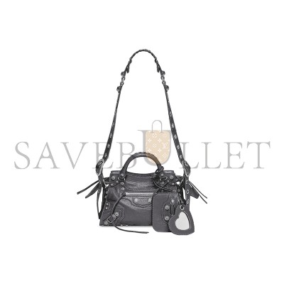 BALENCIAGA SMALL NEO CAGOLE CITY IN GREY 700940210B01404 (25.9*17.8*11.4cm)
