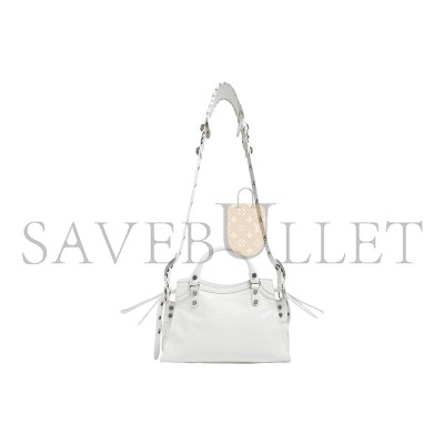 BALENCIAGA SMALL NEO CAGOLE CITY IN WHITE 700940210B09104 (25.9*17.8*11.4cm)