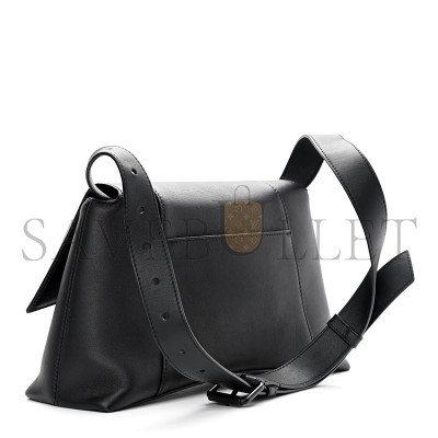 BALENCIAGA DOWN TOWN SHOULDER BAG IN BLACK 7364732AABZ1000 (30*17.3*9.9cm)