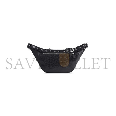 BALENCIAGA MEN'S LE CAGOLE BELTPACK MEDIUM IN BLACK 742014210KR1000 (38.9*19.8*9.9cm)