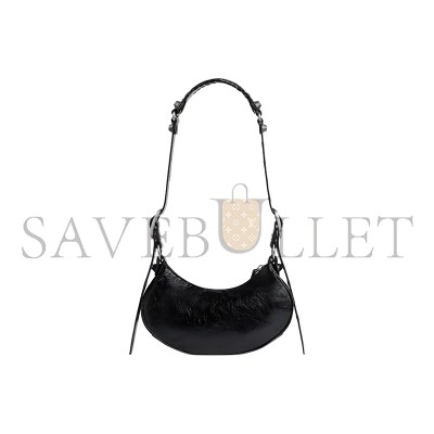 BALENCIAGA WOMEN'S LE CAGOLE SHOULDER BAG XS IN BLACK 6713091VG9Y1000 (25.9*16*9.9cm)