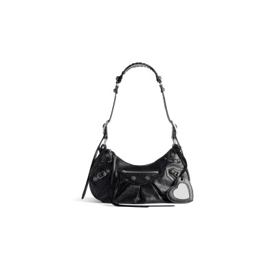 BALENCIAGA WOMEN'S LE CAGOLE SHOULDER BAG SMALL IN BLACK 6713071VG9Y1000 (33*16*8.4cm)