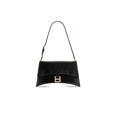 BALENCIAGA WOMEN'S CRUSH BAG IN SMALL BLACK 7657342AAR31000 (24.8*14.9*8.8cm)