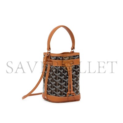GOYARD PETIT FLOT MINI BUCKET BAG PEFLOTMINTY01CL03P (17.5*12*10cm)