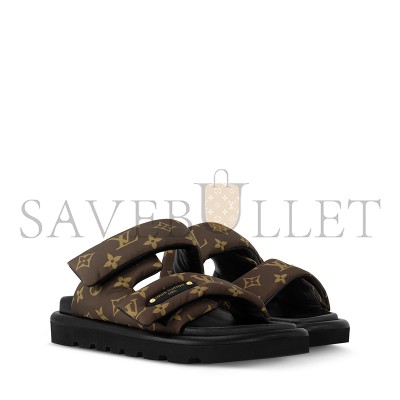 LOUIS VUITTON POOL PILLOW FLAT COMFORT MULE 1AHMDN