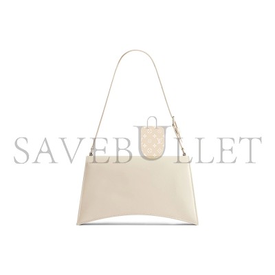 BALENCIAGA WOMEN'S CRUSH BAG IN SMALL WHITE 7657342AAR29224 (24.8*14.9*8.8cm)