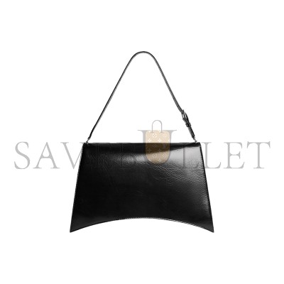 BALENCIAGA WOMEN'S CRUSH BAG LARGE IN BLACK 7660582AAR21000 (39.8*24.8*14.9cm)