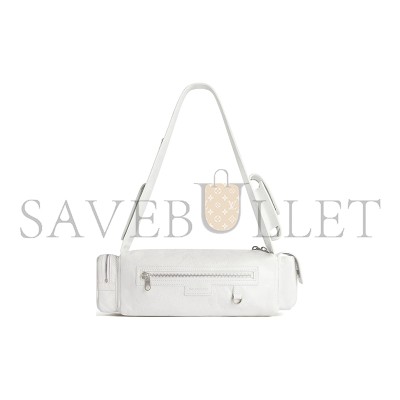 BALENCIAGA SUPERBUSY SLING BAG XS IN WHITE 762516210C89104 (32*12*10cm)