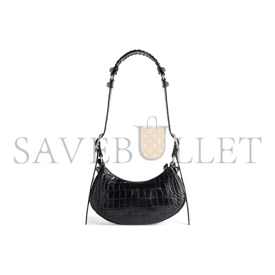 BALENCIAGA WOMEN'S LE CAGOLE SHOULDER BAG XS IN BLACK 67130923EJY1000 (25.9*16*9.9cm)