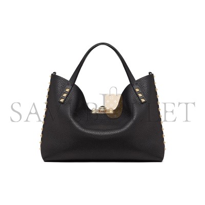 VALENTINO ROCKSTUD CALFSKIN SMALL TOTE BAG XW2B0K11VSN-44A (26*20*8cm)