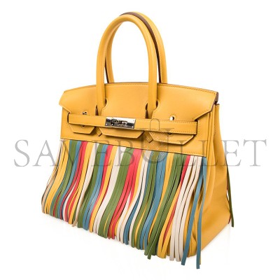 HERMES MASTER BIRKIN 30 TOGO HSS SOLEIL MULTI COLOUR FRINGE 588742 (30*21*15cm)