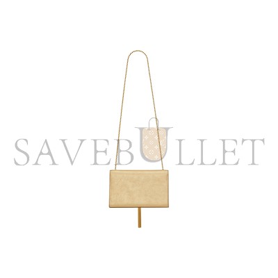 YSL METALLIC CALFSKIN KATE MONOGRAM TASSEL CHAIN WALLET 354119DUZ0J8030 (24*15*7cm)