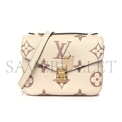 LOUIS VUITTON METIS MONOGRAM SHOULDER BAG IN WHITE AND BEIGE M45596 (25*19*7cm)