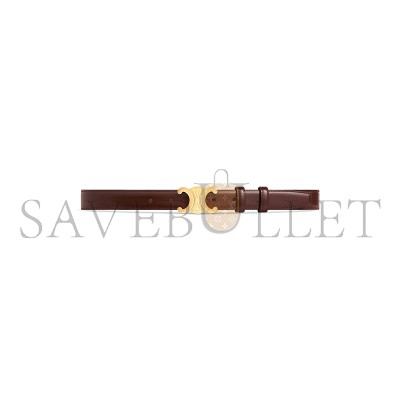 CELINE MEDIUM 25MM TRIOMPHE BELT IN TAURILLON LEATHER 45AK93A01.18CS CELINE MEDIUM 25MM TRIOMPHE BELT IN TAURILLON LEATHER 45AK93A01.18CS
