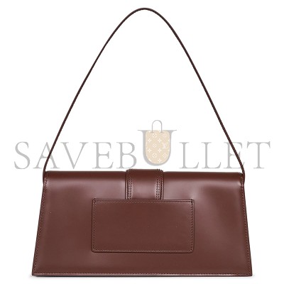 JACQUEMUS BROWN THE LONG BAMBINO SHOULDER BAG 221BA033100850 (28*13.5*6cm)