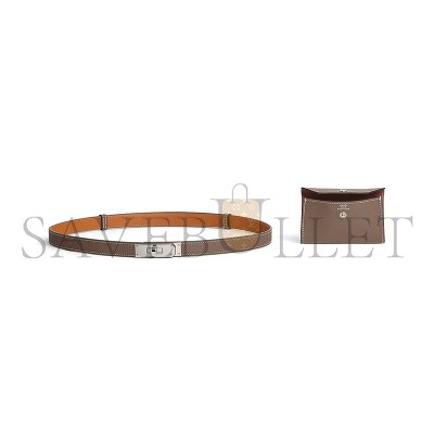 HERMES KELLY POCKET 18 BELT H081120CK18 HERMES KELLY POCKET 18 BELT H081120CK18