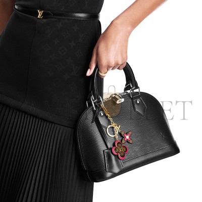 LOUIS VUITTON BLOOMING FLOWERS BAG CHARM AND KEY HOLDER M63084