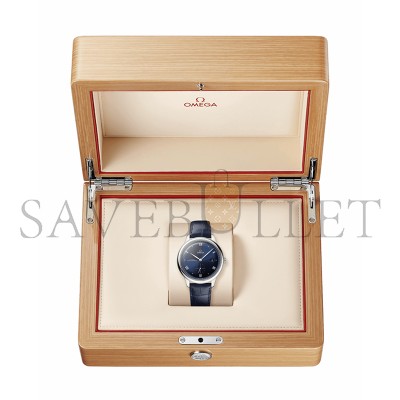 OMEGA DE VILLEPRESTIGE41 MM, STEEL ON LEATHER STRAP 434.13.41.20.03.001