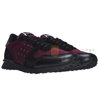 VALENTINO NYLON ROCKSTUD SNEAKERS 1Y2S0748VBU24D VALENTINO NYLON ROCKSTUD SNEAKERS 1Y2S0748VBU24D
