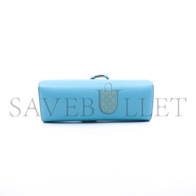 HERMES POCHETTE EGEE IN VERT TADLAKT 3P PHW 436575 (25*10*4cm)
