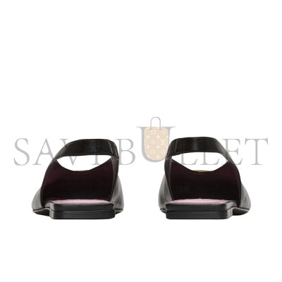 BALMAIN EDEN LAMBSKIN CASUAL SHOES IN BLACK DN1UK035LNAP