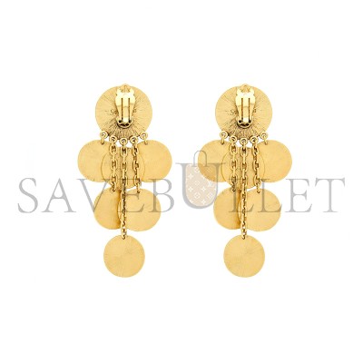 YSL CHARM EARRINGS IN METAL 820145Y15008060