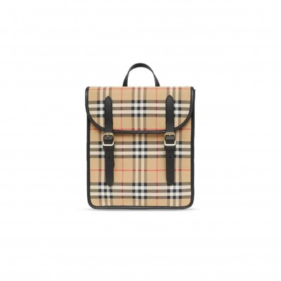 BURBERRY PLAID NYLON BACKPACK 8037127 (29*25*9cm)