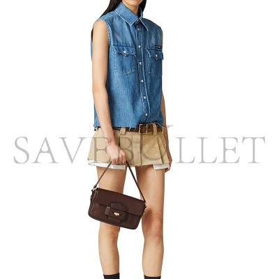 MIU MIU SLEEVELESS CHAMBRAY SHIRT GWC124 MIU MIU SLEEVELESS CHAMBRAY SHIRT GWC124