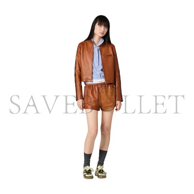 MIU MIU NAPPA LEATHER SHORTS MPP410