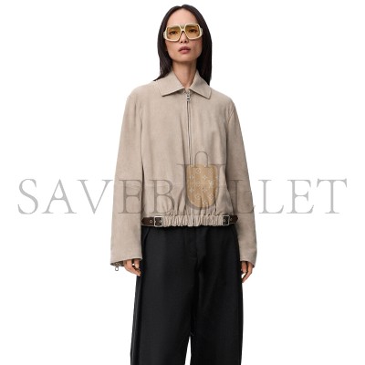LOEWE BELTED JACKET IN SUEDE GOATSKIN S540Y34L58