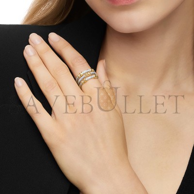 DAVID YURMAN PETITE HELENA WRAP THREE ROW RING 12MM R16394DS8ADI DAVID YURMAN PETITE HELENA WRAP THREE ROW RING 12MM R16394DS8ADI