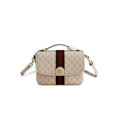 GUCCI OPHIDIA MEDIUM TOP HANDLE BAG ‎836842 (24*17.5*11.5cm)