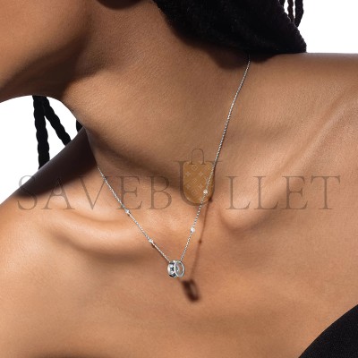 MESSIKA MOVE ROMANE PENDANT NECKLACE WHITE GOLD DIAMOND NECKLACE 07158-WG