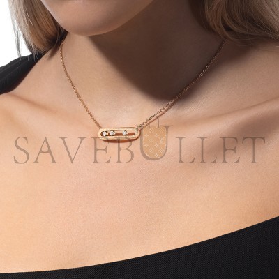 MESSIKA MOVE CLASSIQUE CISELÉ NECKLACE YELLOW GOLD DIAMOND NECKLACE 14667-YG