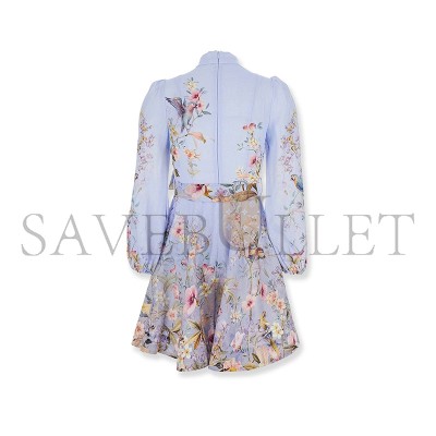 ZIMMERMANN REBELLION BUTTON MINI DRESS 9142DC261