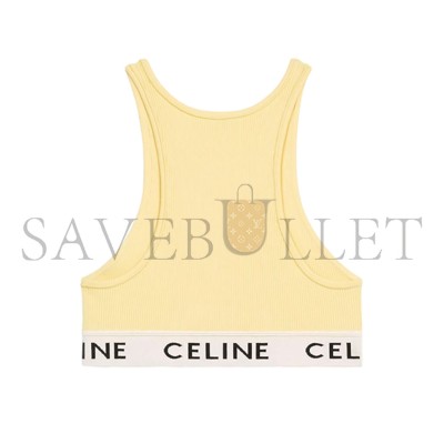 CELINE CROPPED SPORTS VEST 83PYEL1T1 CELINE CROPPED SPORTS VEST 83PYEL1T1