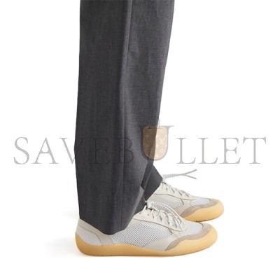 PRADA SPEEDROCK LEATHER AND MESH SNEAKERS 2EE468