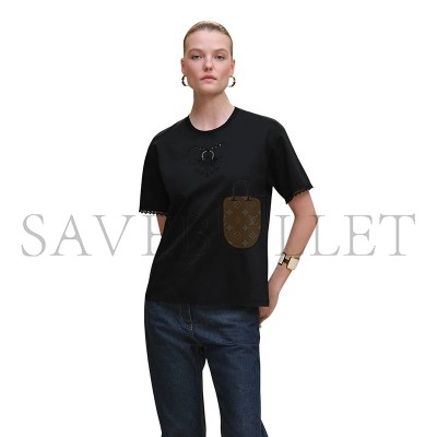 HERMÈS EMBROIDERED MAXI T SHIRT H5H4625DC02
