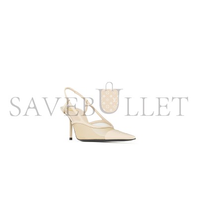 YSL RENÉE SLINGBACK PUMPS IN MESH 869662AAGMC9261