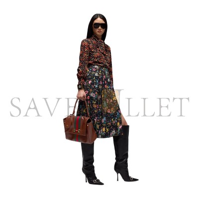 GUCCI PAPARAZZO MEDIUM TOP HANDLE BAG 875018 (12.6*9.4*5.1cm)