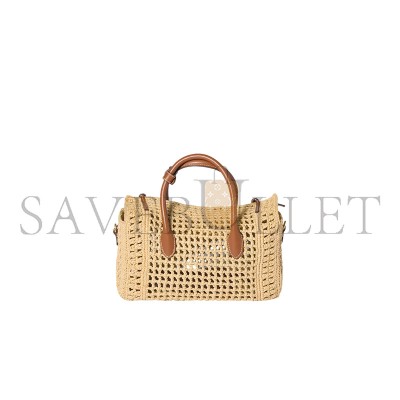 MIU MIU RAFFIA HANDBAG 5BA316 (25.5*14*9.5cm) MIU MIU RAFFIA HANDBAG 5BA316 (25.5*14*9.5cm)