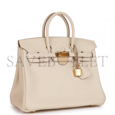 HERMES BIRKIN 25 SWIFT GOLD HARDWARE (25*20*13cm)