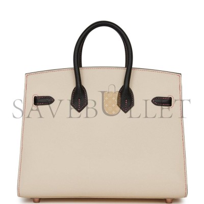 HERMES BIRKIN 25 SELLIER EPSOM ROSE GOLD HARDWARE (25*20*13cm) HERMES BIRKIN 25 SELLIER EPSOM ROSE GOLD HARDWARE (25*20*13cm)